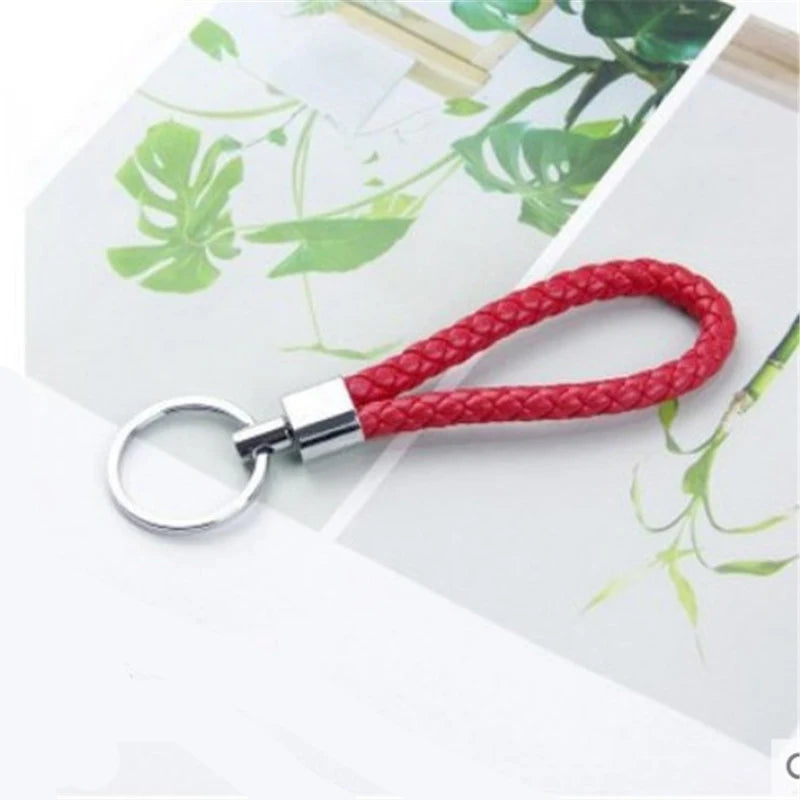 Leather Car Keychain
