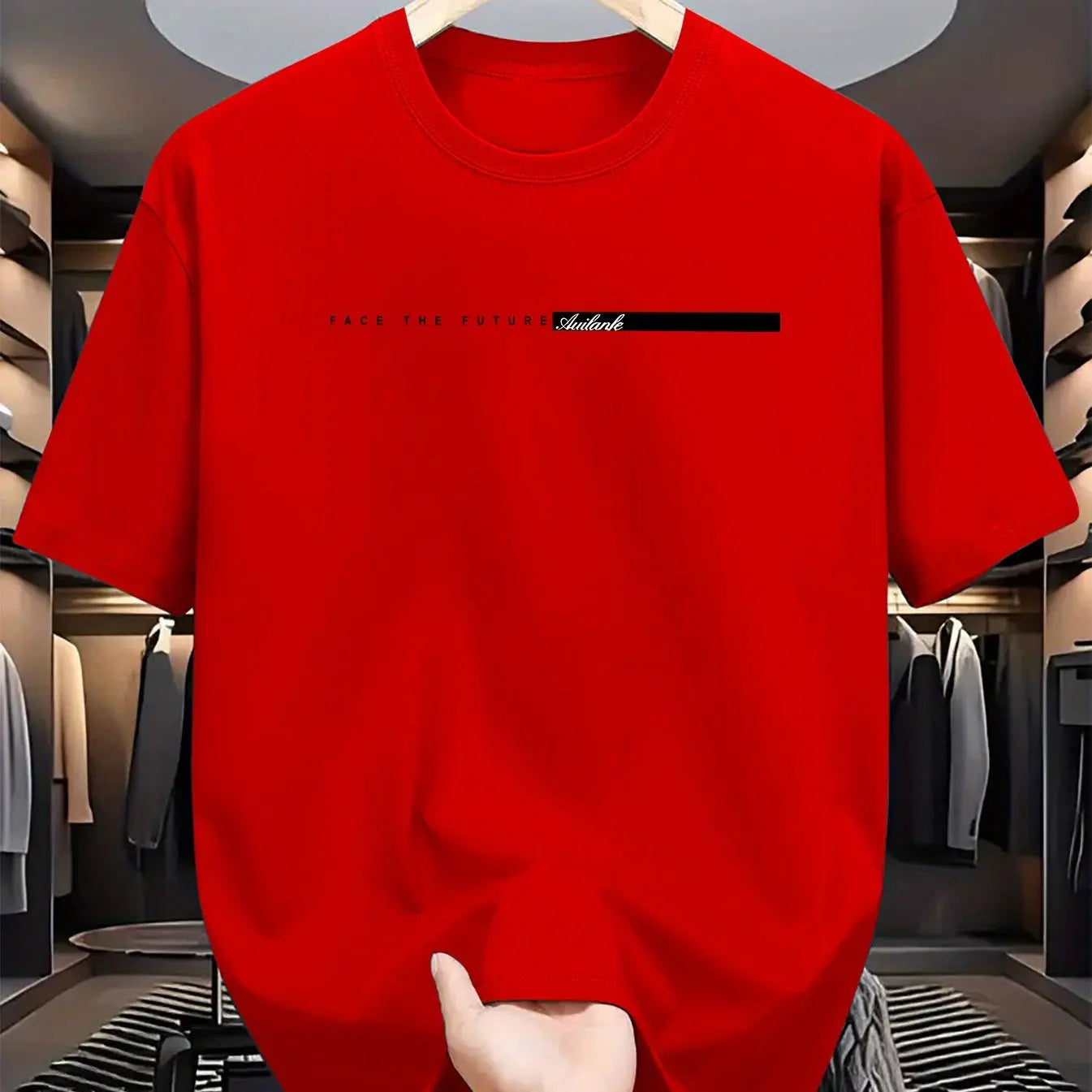 Men's Graphic Print Oversized T-Shirt