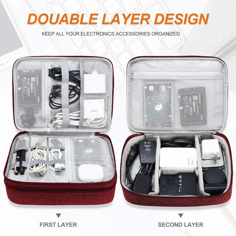 Travel Cable Organizer Bag