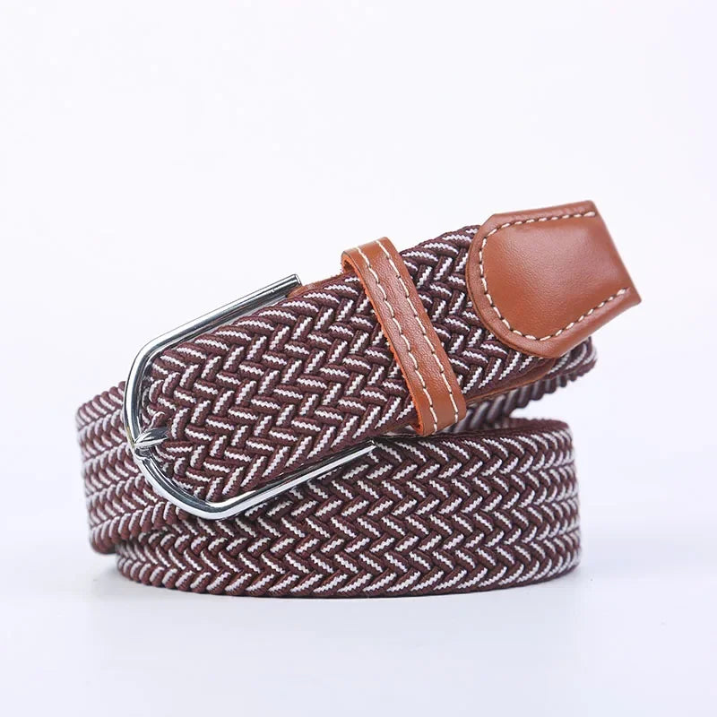Unisex Braided Canvas Belt