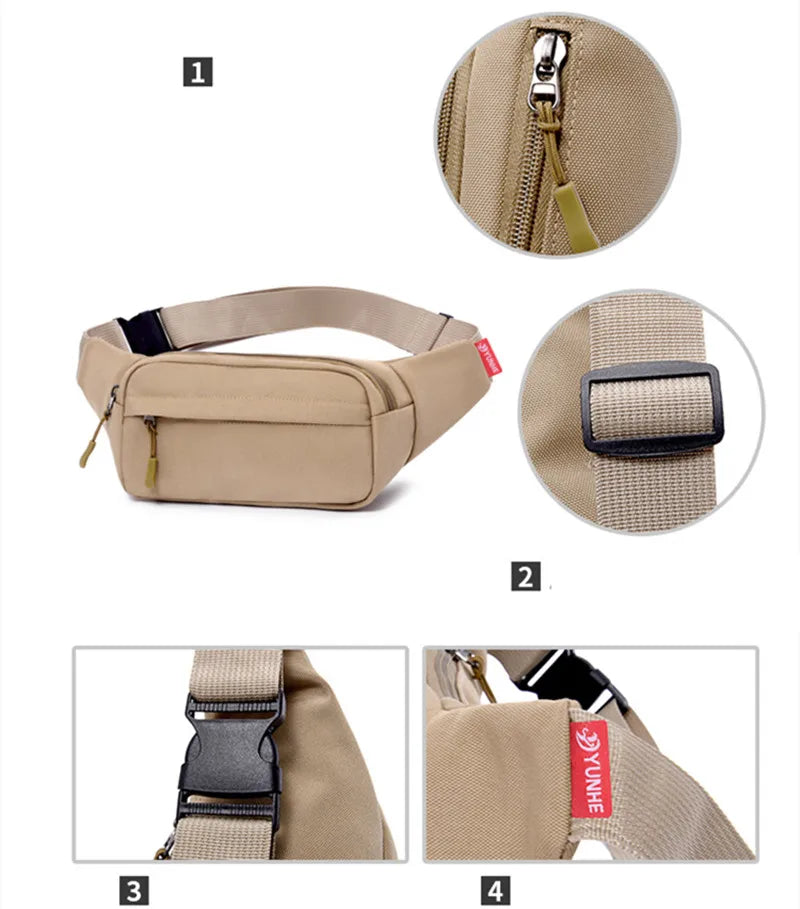 Unisex Canvas Belt Bag