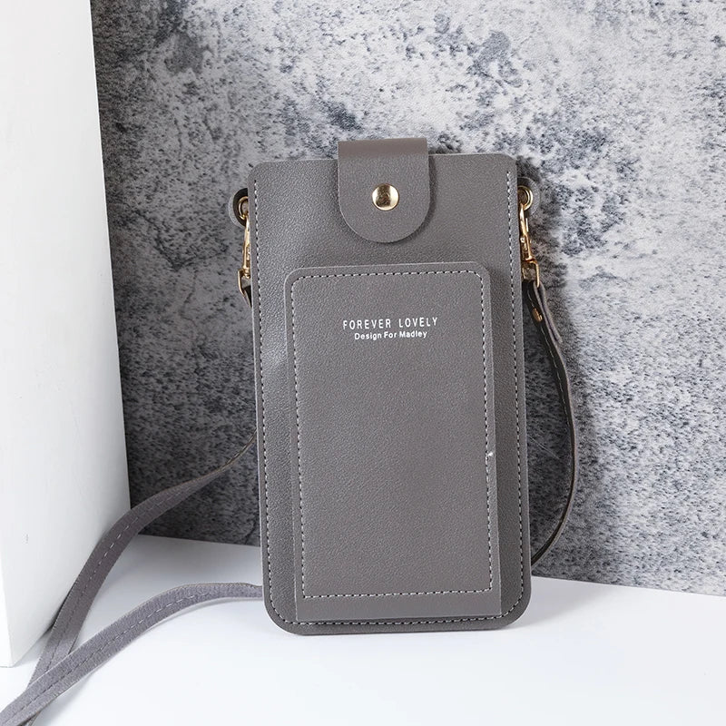 Women's Solid Color Phone Sling Bag – Lightweight Crossbody Shoulder Bag