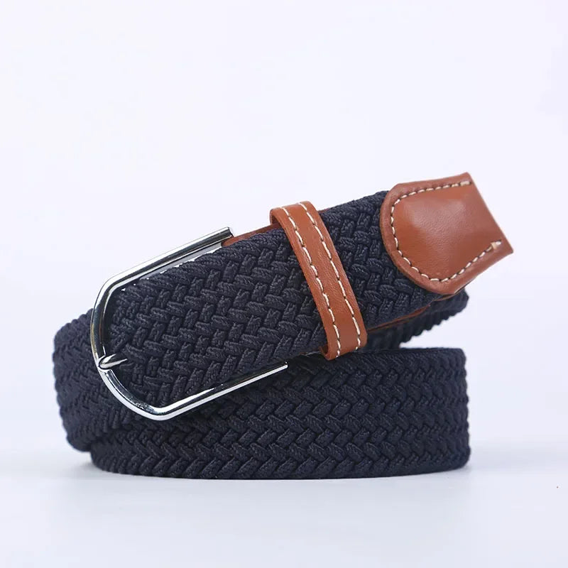 Unisex Braided Canvas Belt