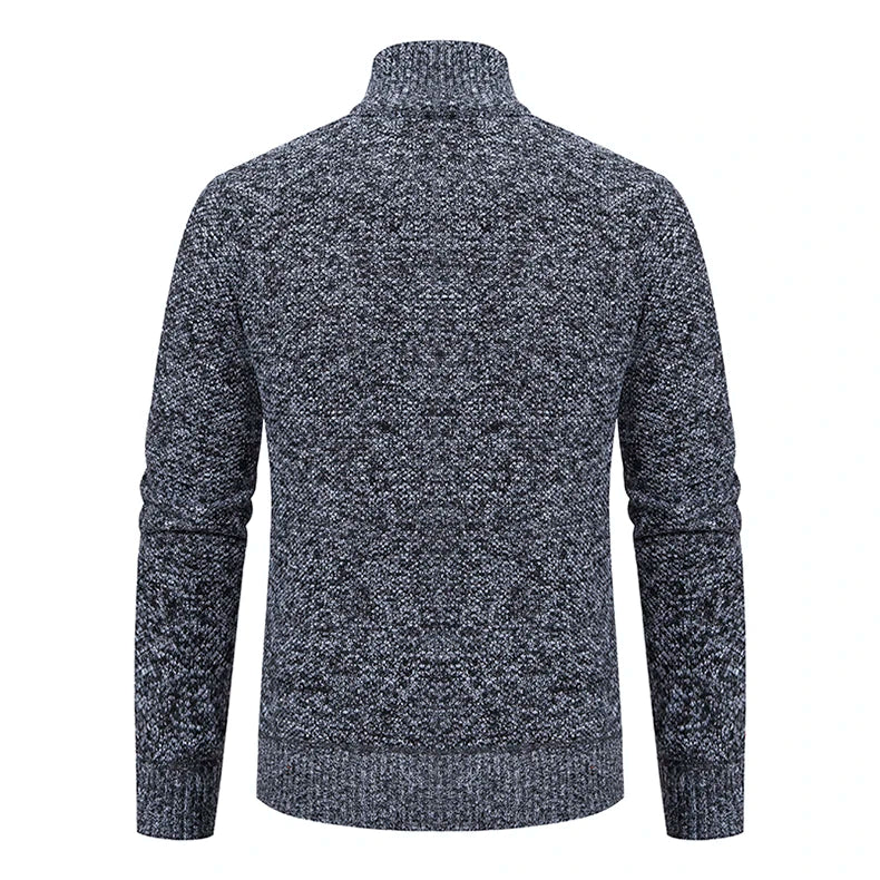 Men's Knit Zip Cardigan | Winter Sweater Jacket