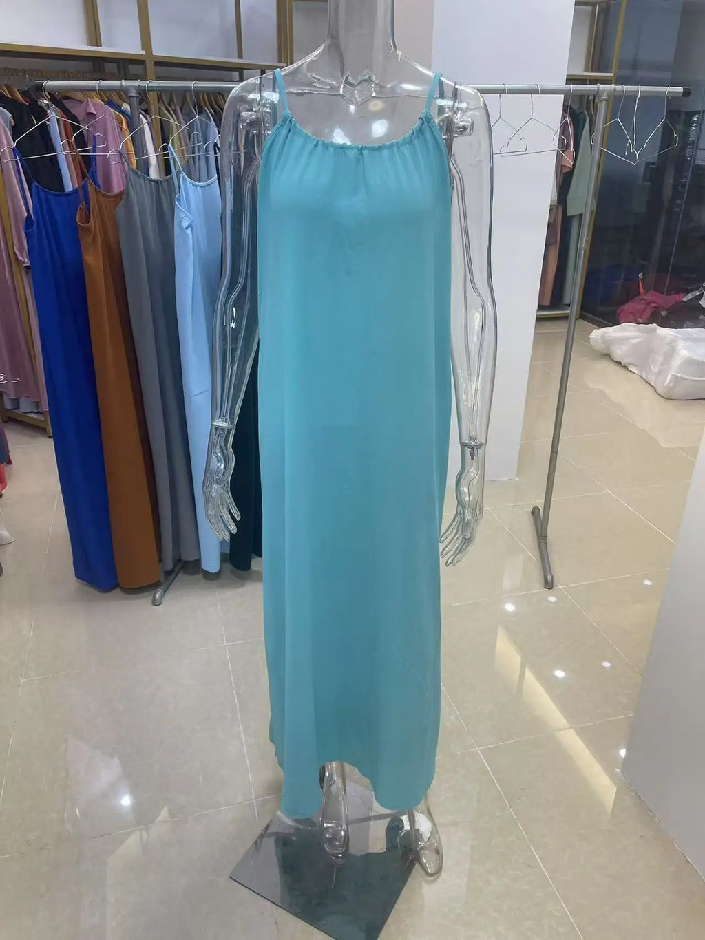 Women's Strapless Maxi Dress