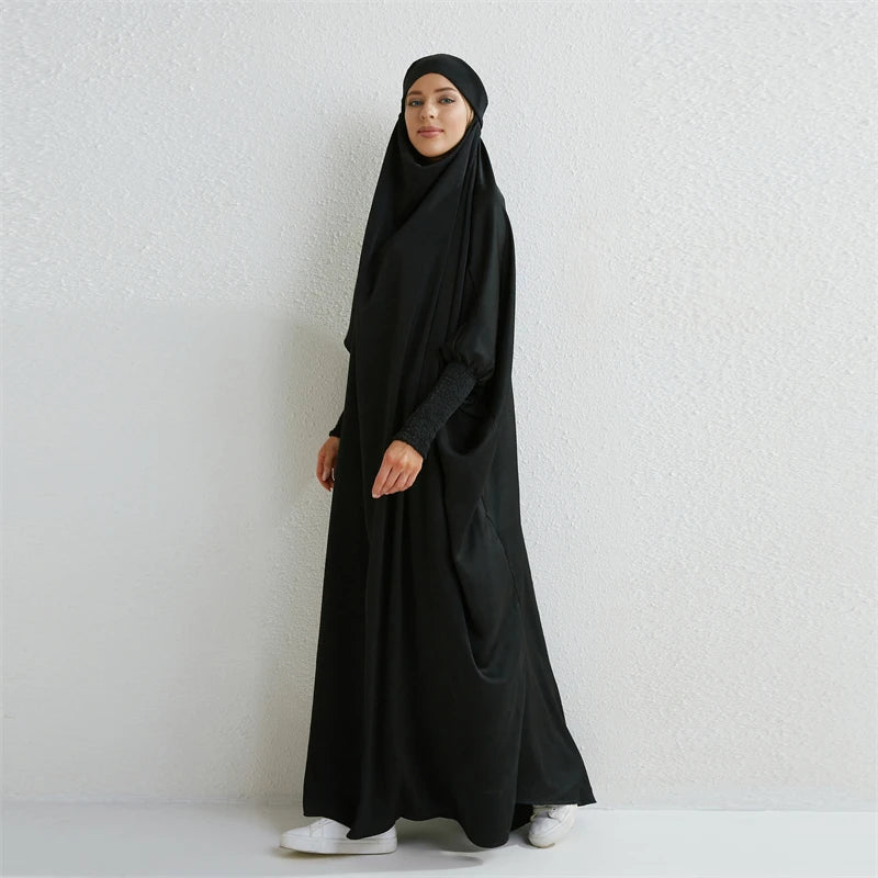 Hooded Prayer Abaya Dress