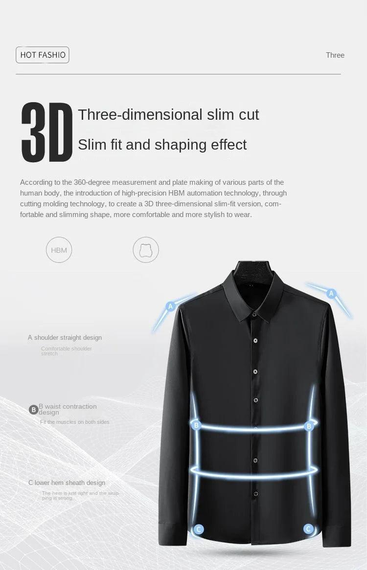 Men's Wrinkle-Free Dress Shirt