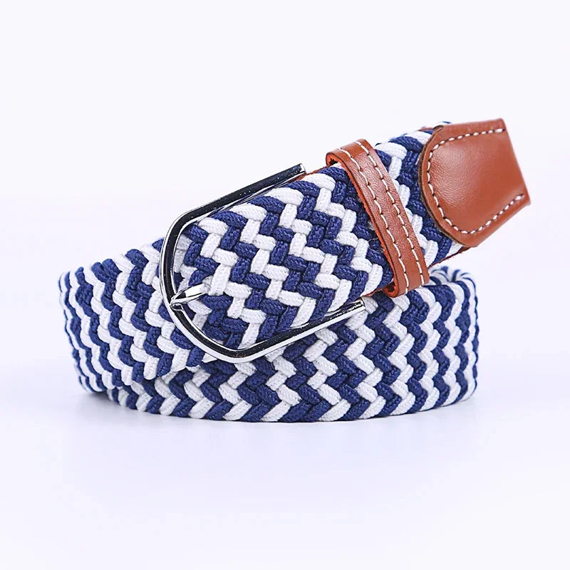 Unisex Braided Canvas Belt