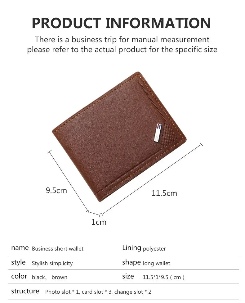 Men's Minimalist Leather Wallet