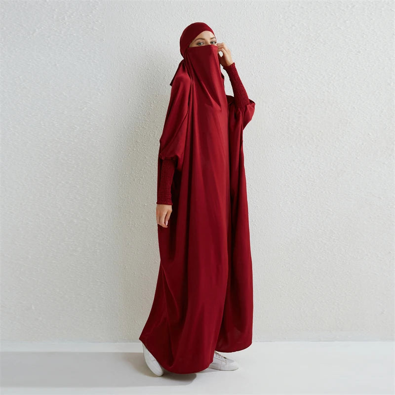 Hooded Prayer Abaya Dress