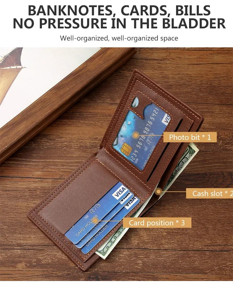 Men's Minimalist Leather Wallet