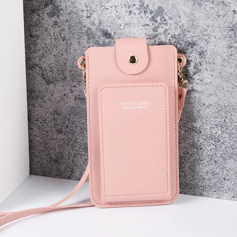 Women's Solid Color Phone Sling Bag – Lightweight Crossbody Shoulder Bag
