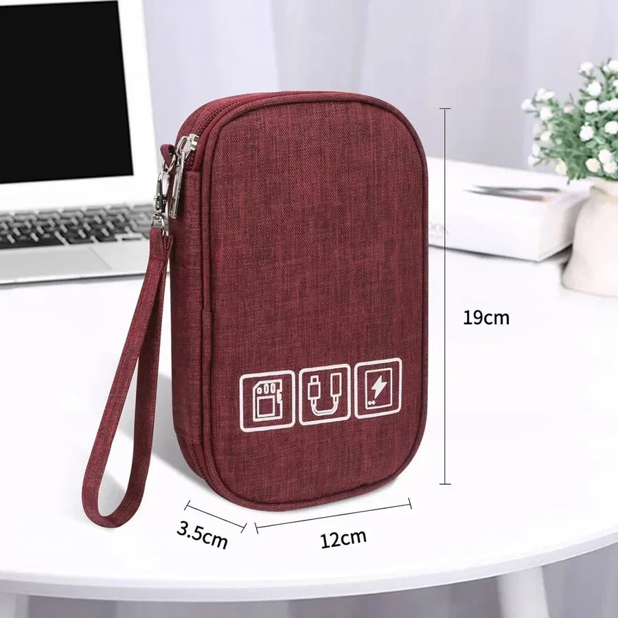 Travel Cable Organizer Bag