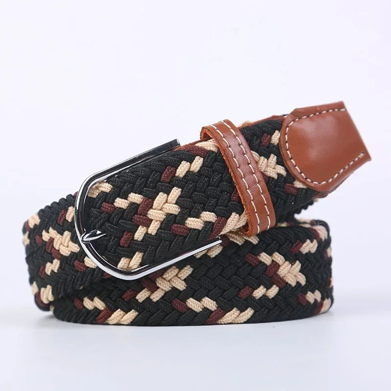 Unisex Braided Canvas Belt