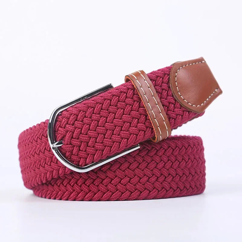 Unisex Braided Canvas Belt