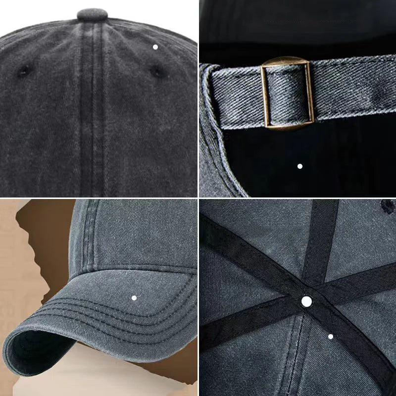 Unisex Washed Baseball Cap