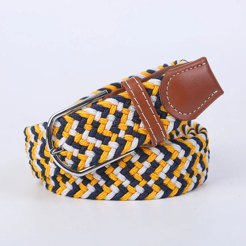 Unisex Braided Canvas Belt