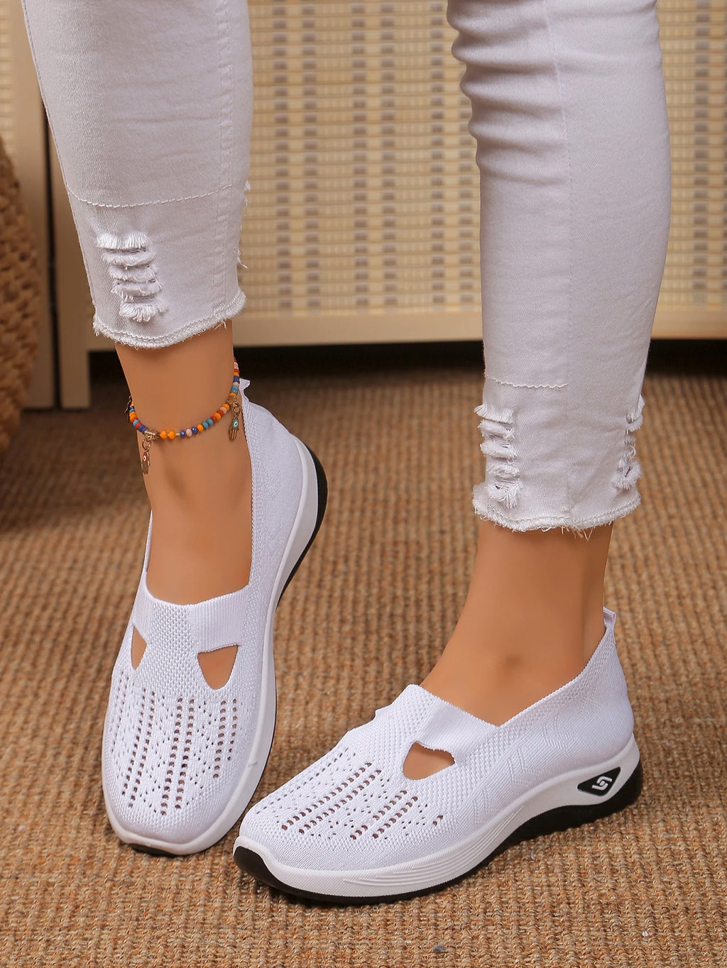 Women's Knit Casual Sneakers