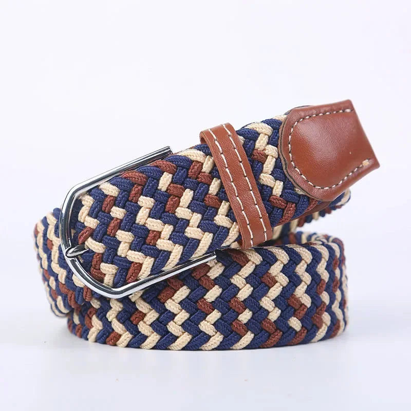 Unisex Braided Canvas Belt