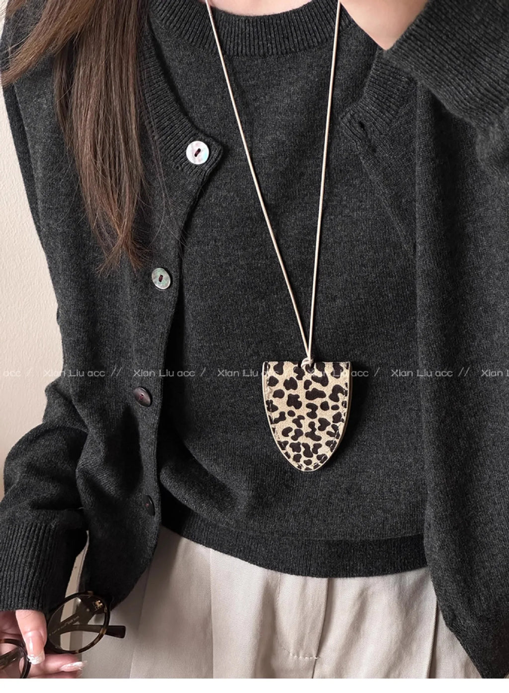 Leopard Print Eyeglass Case