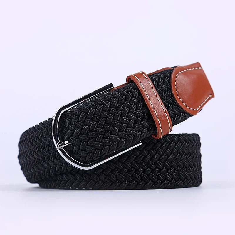 Unisex Braided Canvas Belt