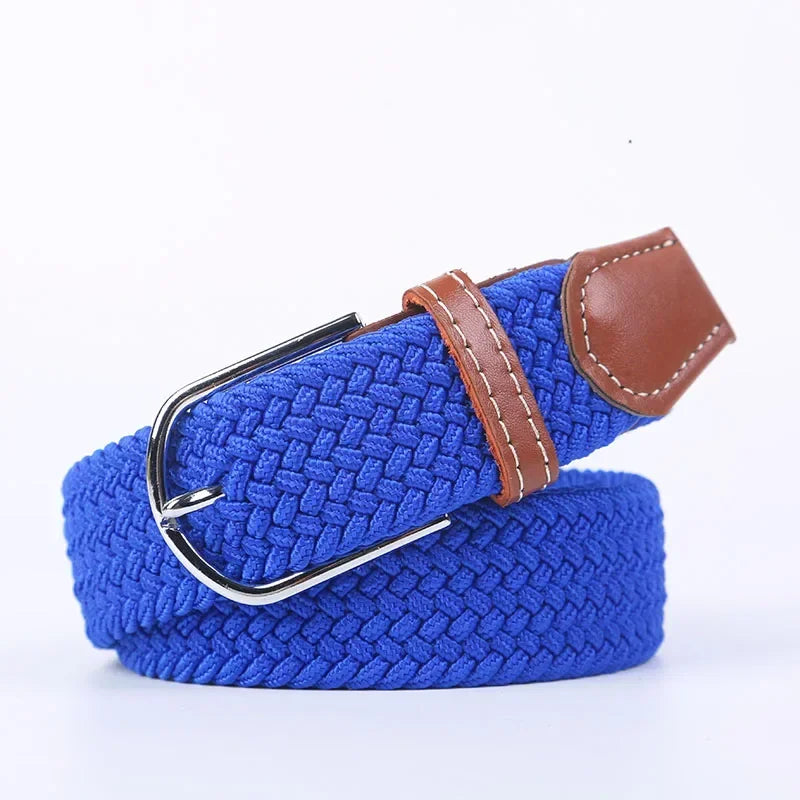 Unisex Braided Canvas Belt