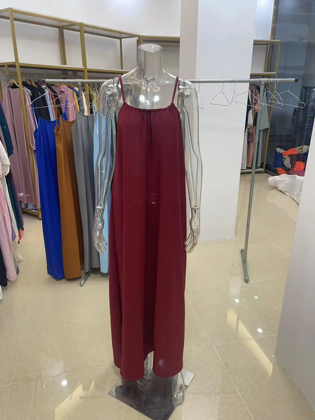 Women's Strapless Maxi Dress