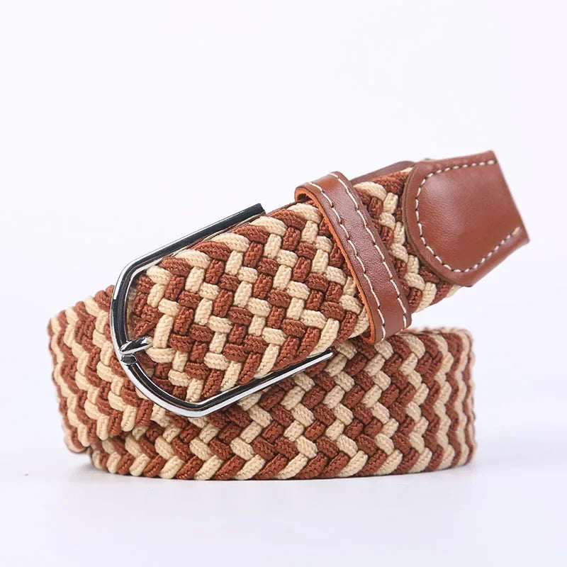 Unisex Braided Canvas Belt