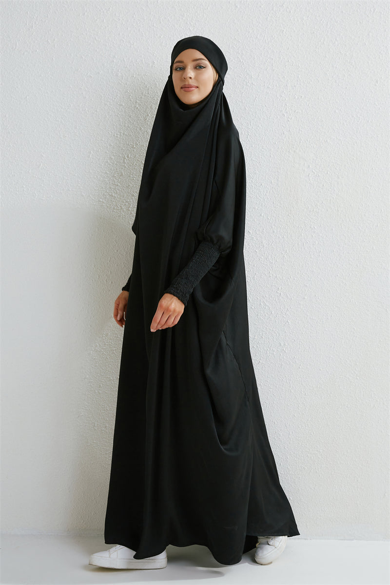 Hooded Prayer Abaya Dress