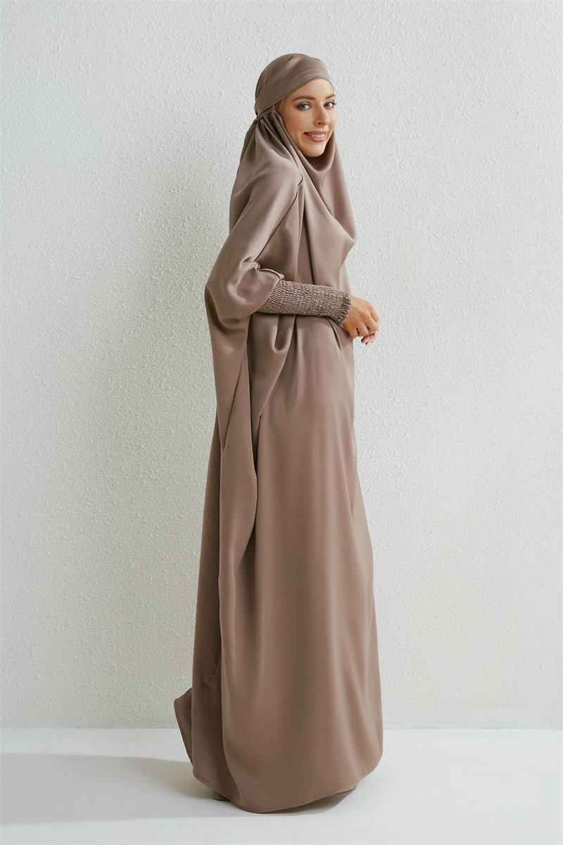 Hooded Prayer Abaya Dress