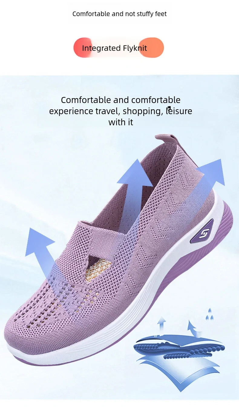 Women's Knit Casual Sneakers