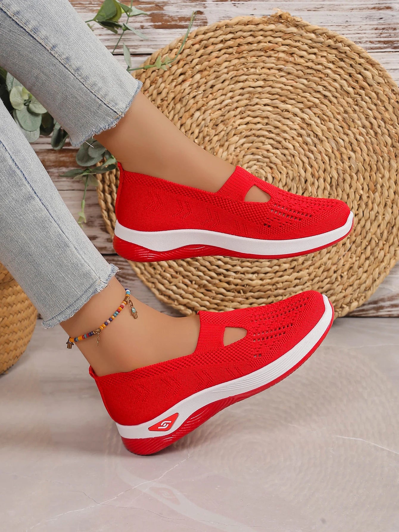 Women's Knit Casual Sneakers