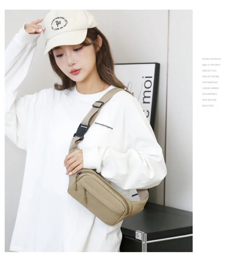 Unisex Canvas Belt Bag