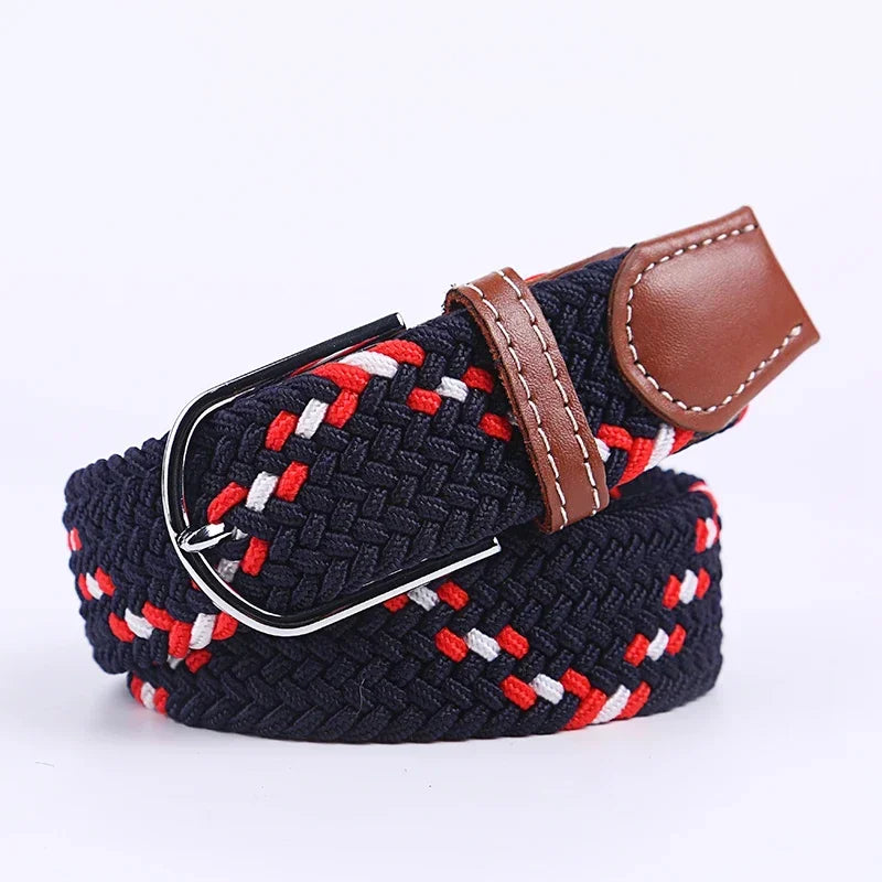 Unisex Braided Canvas Belt