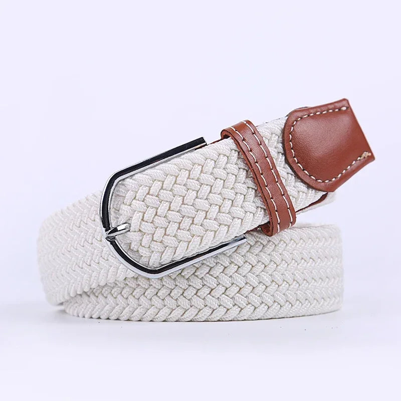 Unisex Braided Canvas Belt