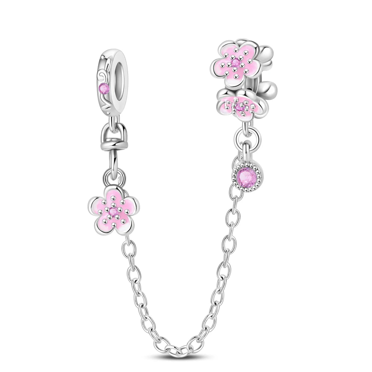 Silver Star Moon Charm Bracelet