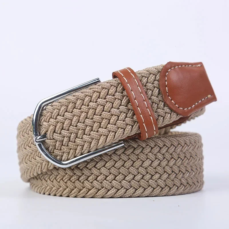 Unisex Braided Canvas Belt