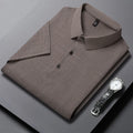 Men's Textured Knit Polo Shirt