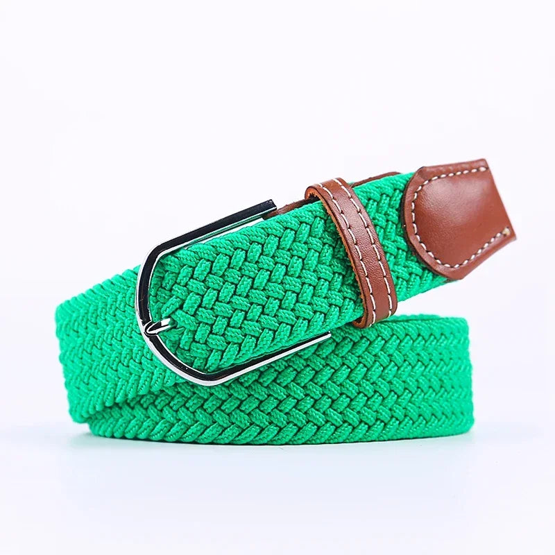 Unisex Braided Canvas Belt