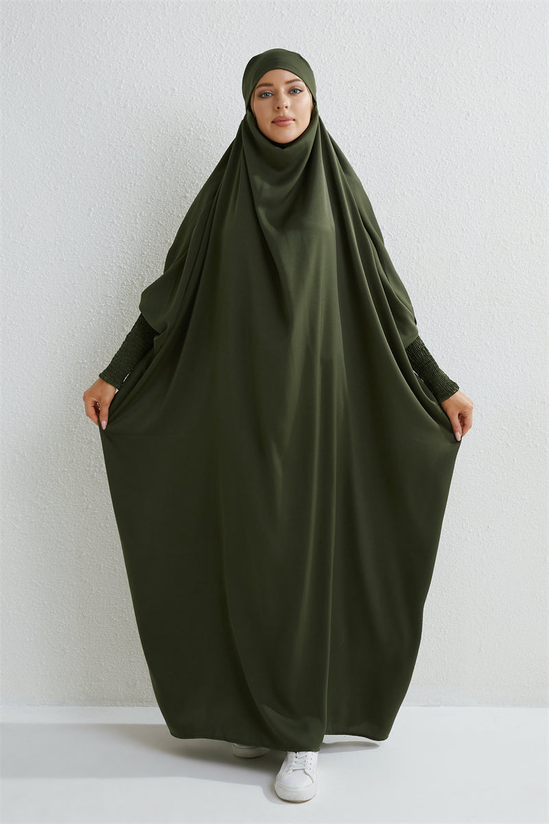 Hooded Prayer Abaya Dress