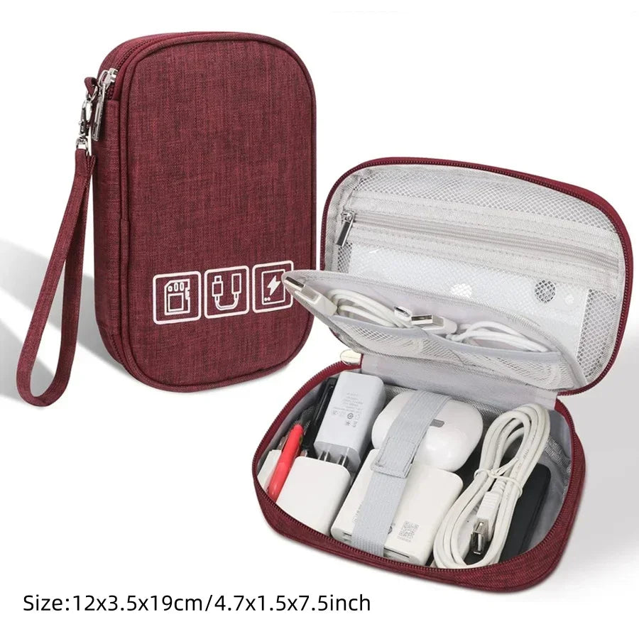 Travel Cable Organizer Bag