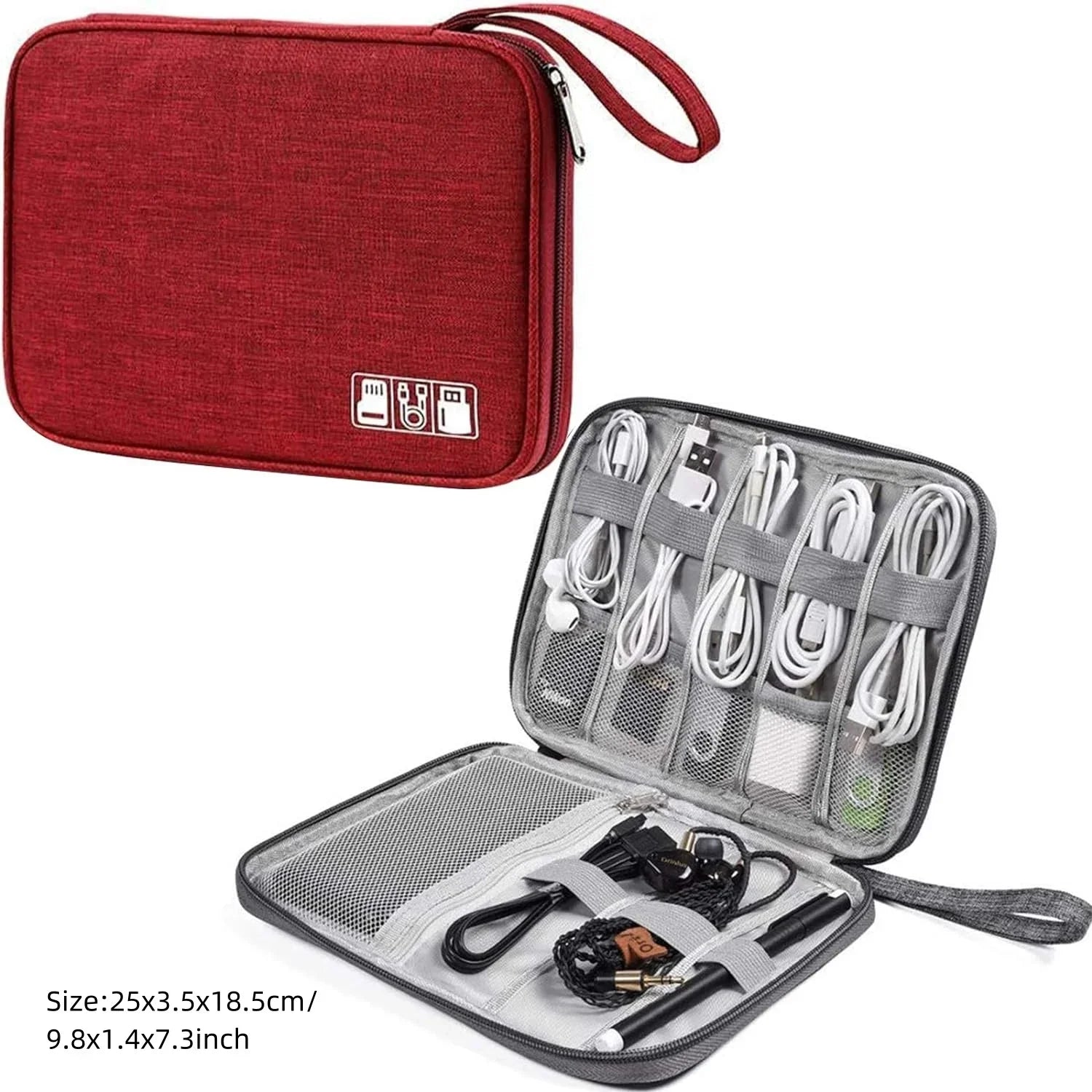 Travel Cable Organizer Bag