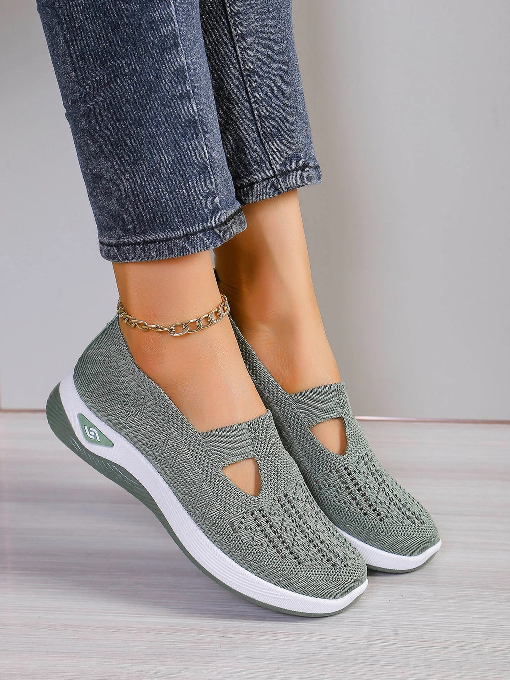Women's Knit Casual Sneakers