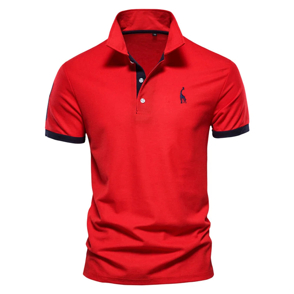 Men's Embroidered Polo Shirt