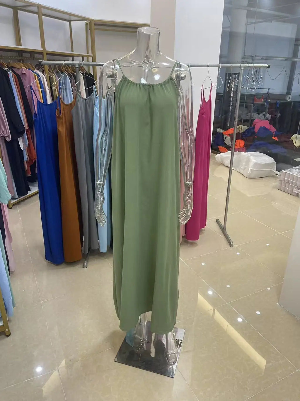 Women's Strapless Maxi Dress