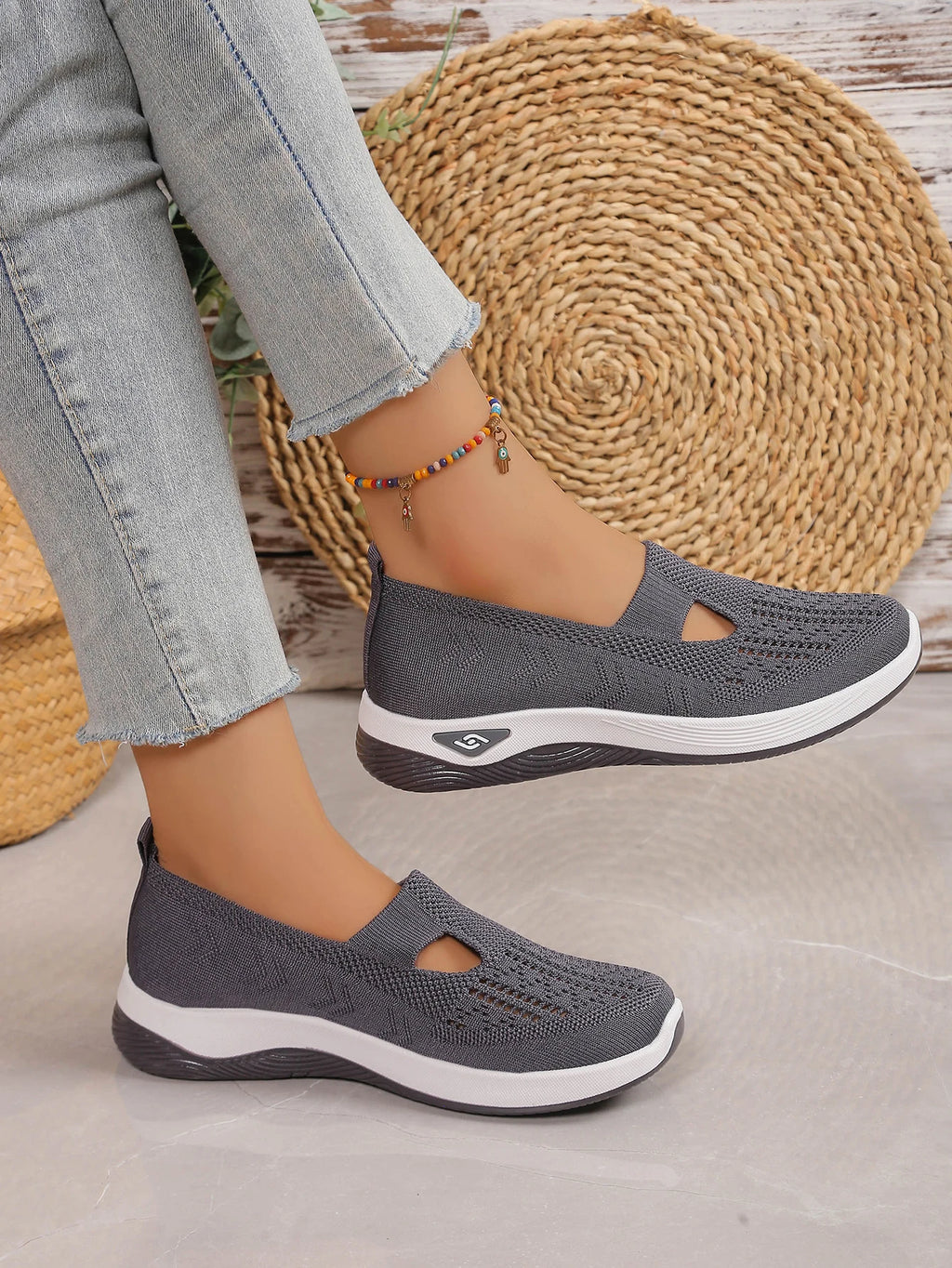 Women's Knit Casual Sneakers