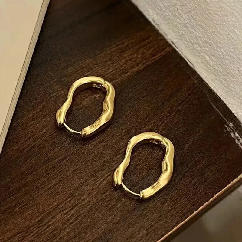 Stainless Steel Hoop Earrings – Set of 2 Pairs | Gold & Silver | Everyday Elegance