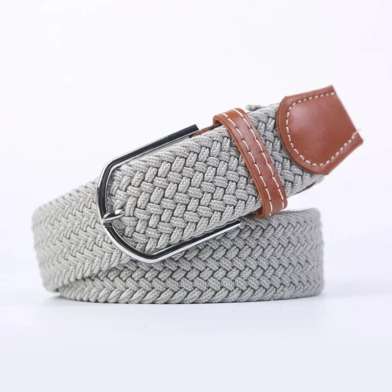 Unisex Braided Canvas Belt