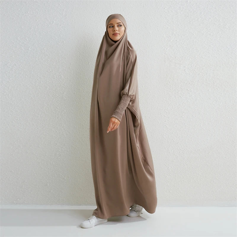 Hooded Prayer Abaya Dress