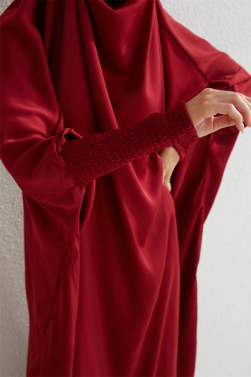 Hooded Prayer Abaya Dress